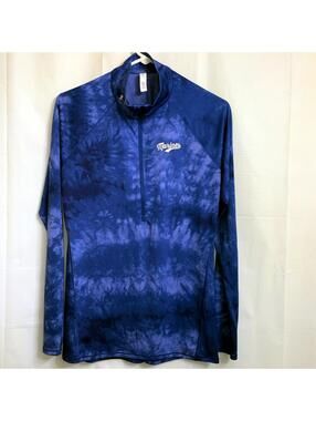 Under Armour Women's Marines Tie-Dye 1/2 Zip Pullover Activewear Top Large